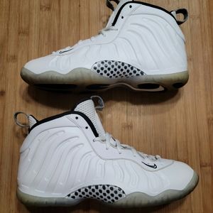 Nike Foamposite White Ice 644791-102 Sz 7 Y 8.5 W